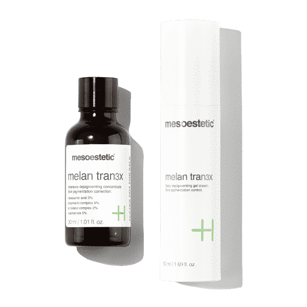 melantran3x gel cream + melantran3x concentrate